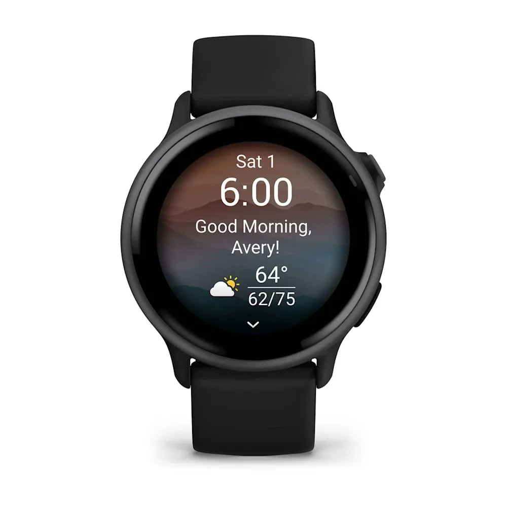 Garmin vívoactive 6 Slate/Black – side profile view