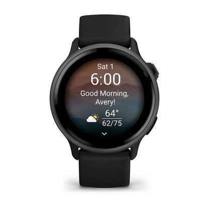 Garmin vívoactive 6 Slate/Black – side profile view