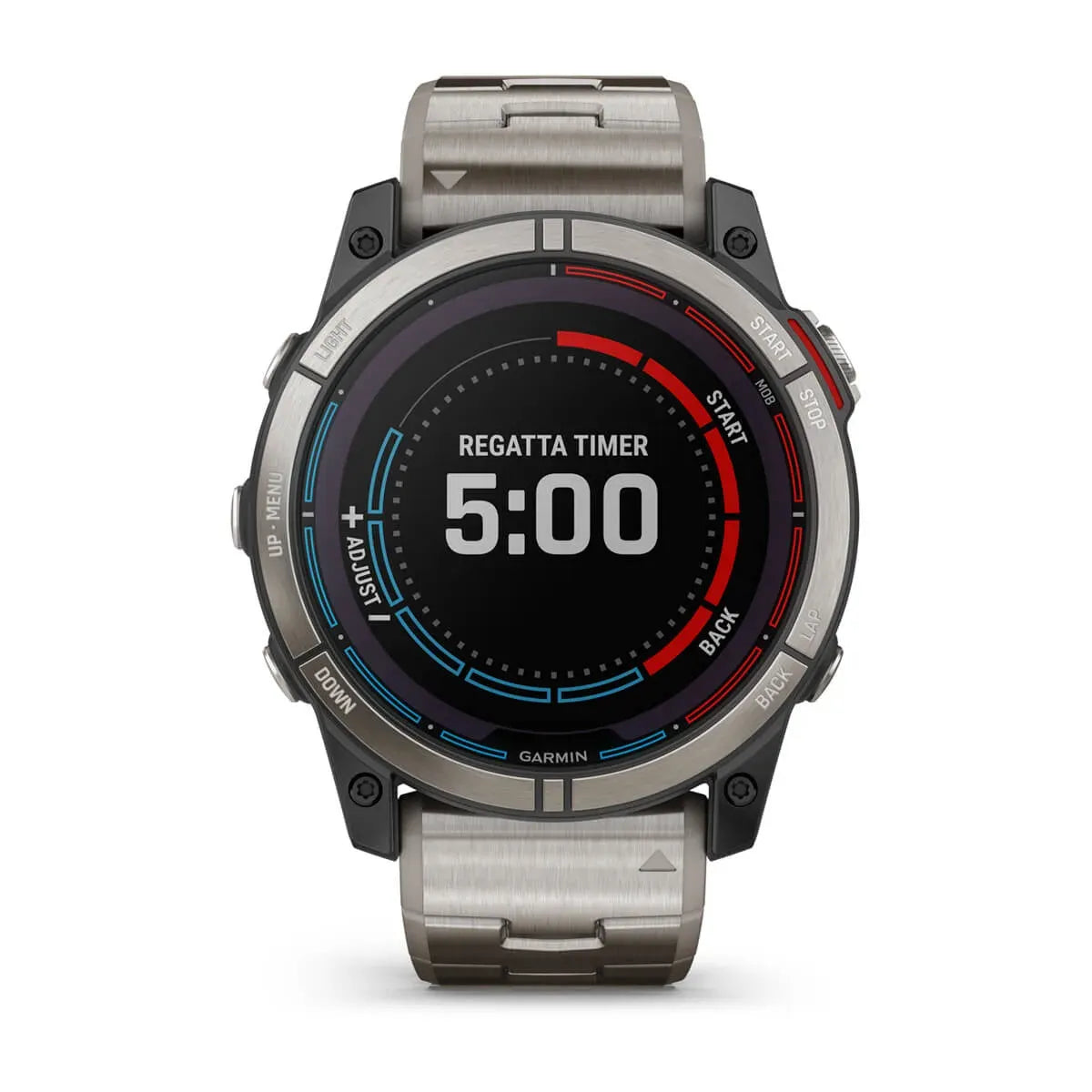 Garmin quatix 7X Solar Edition – flat lay of watch and strap