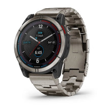 Garmin quatix 7X Solar Edition – angled dial with solar indicator