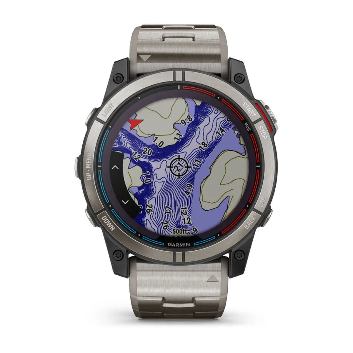 Garmin quatix 7X Solar Edition – side profile showing chunky lugs