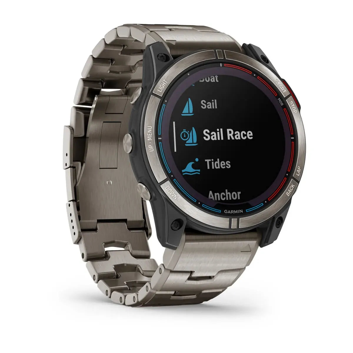 Garmin quatix 7X Solar Edition – bezel and buttons macro