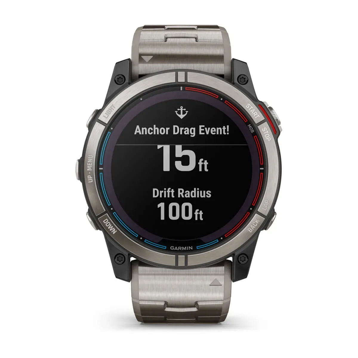 Garmin quatix 7X Solar Edition – clasp and strap hardware detail