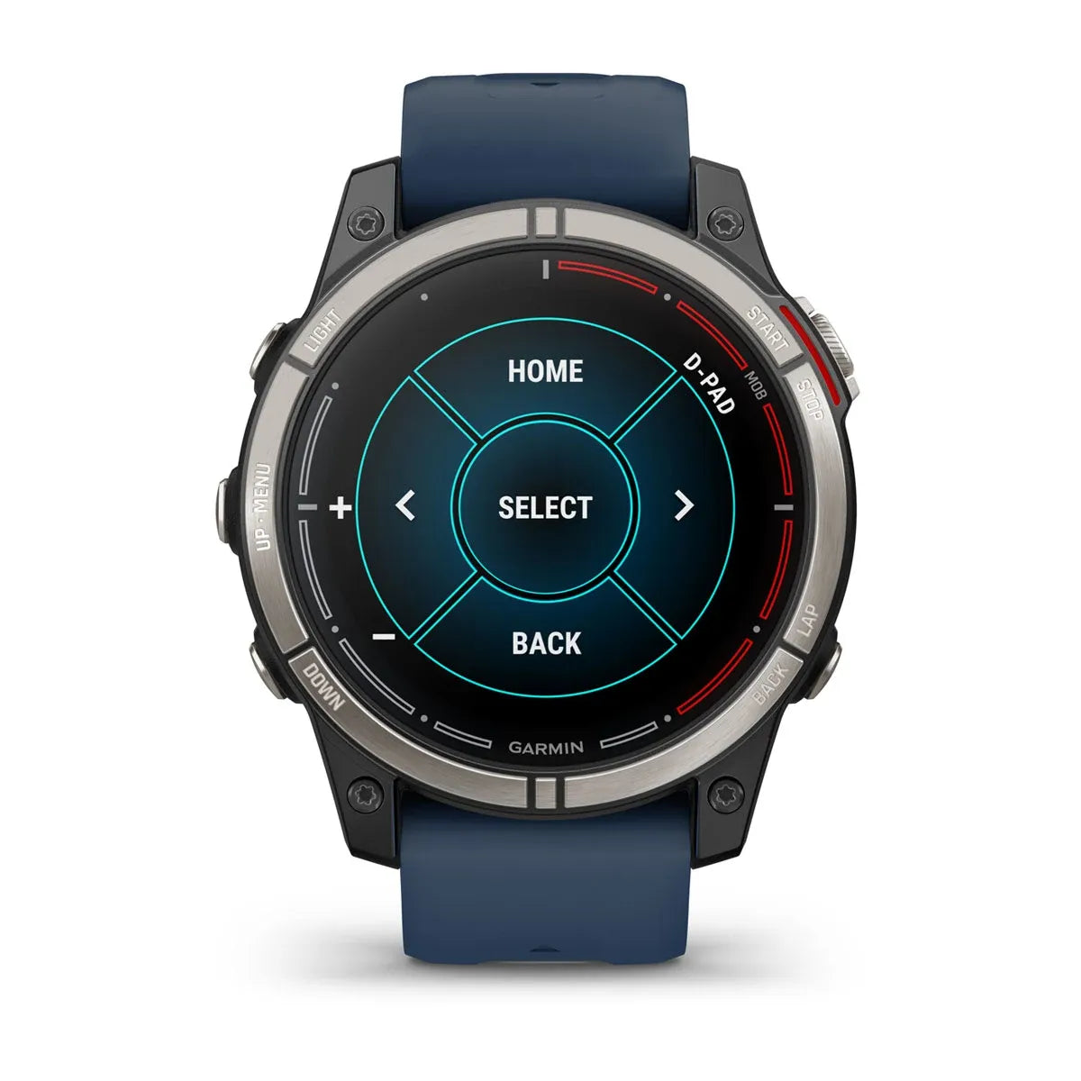 Garmin quatix 7 Pro – rear sensor and charging ring detail