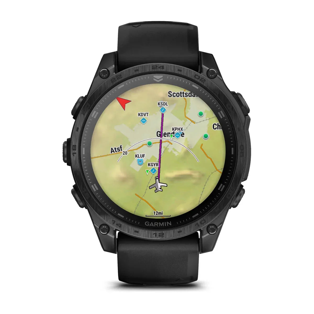 Garmin tactix 8 AMOLED 47 mm Black – marketing hero on dark background
