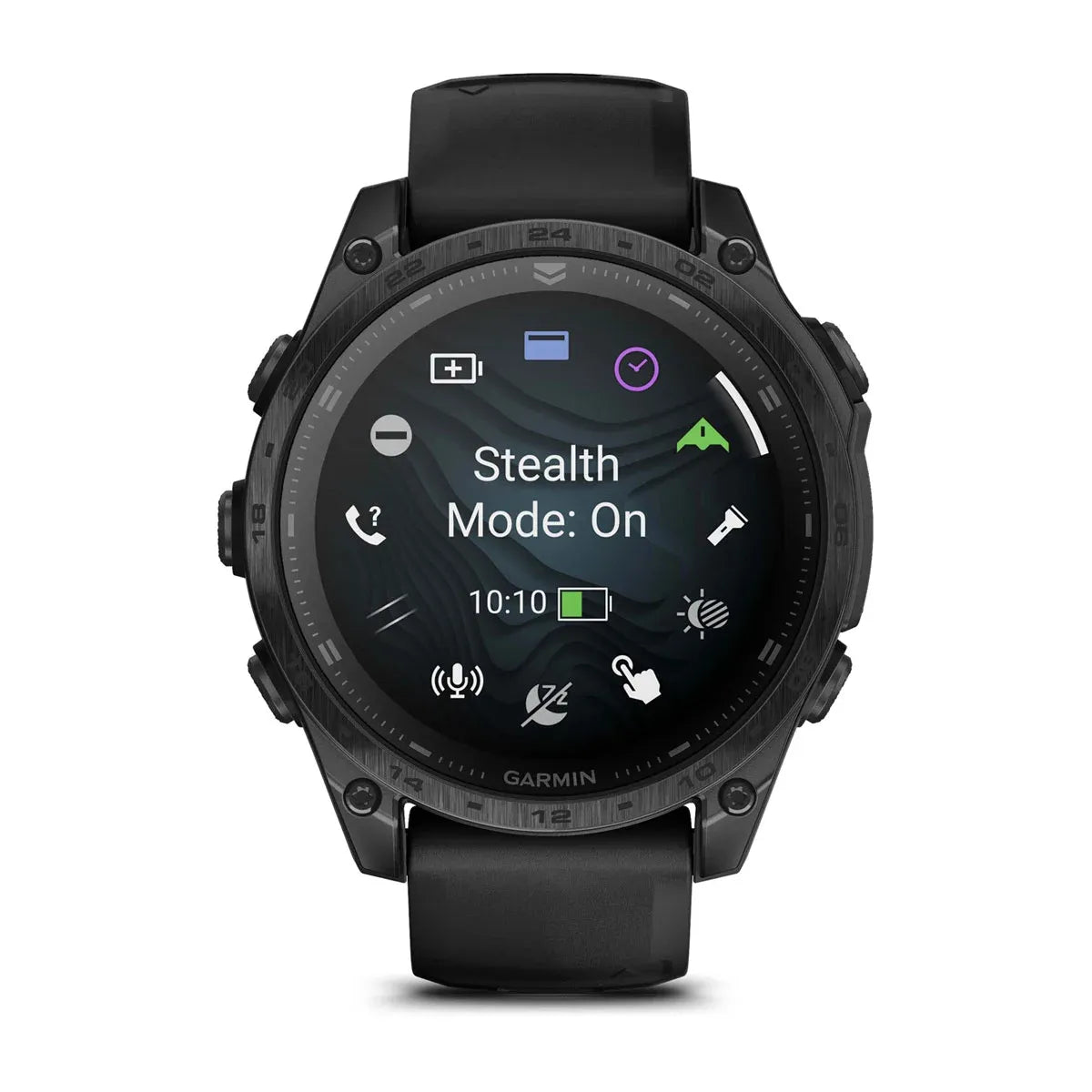 Garmin tactix 8 AMOLED 47 mm Black – clasp and strap hardware detail