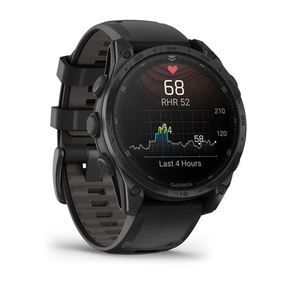 Garmin tactix 8 AMOLED 47 mm Black – side profile rugged case