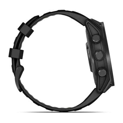 Garmin tactix 8 AMOLED 47 mm Black – button guard and lug macro