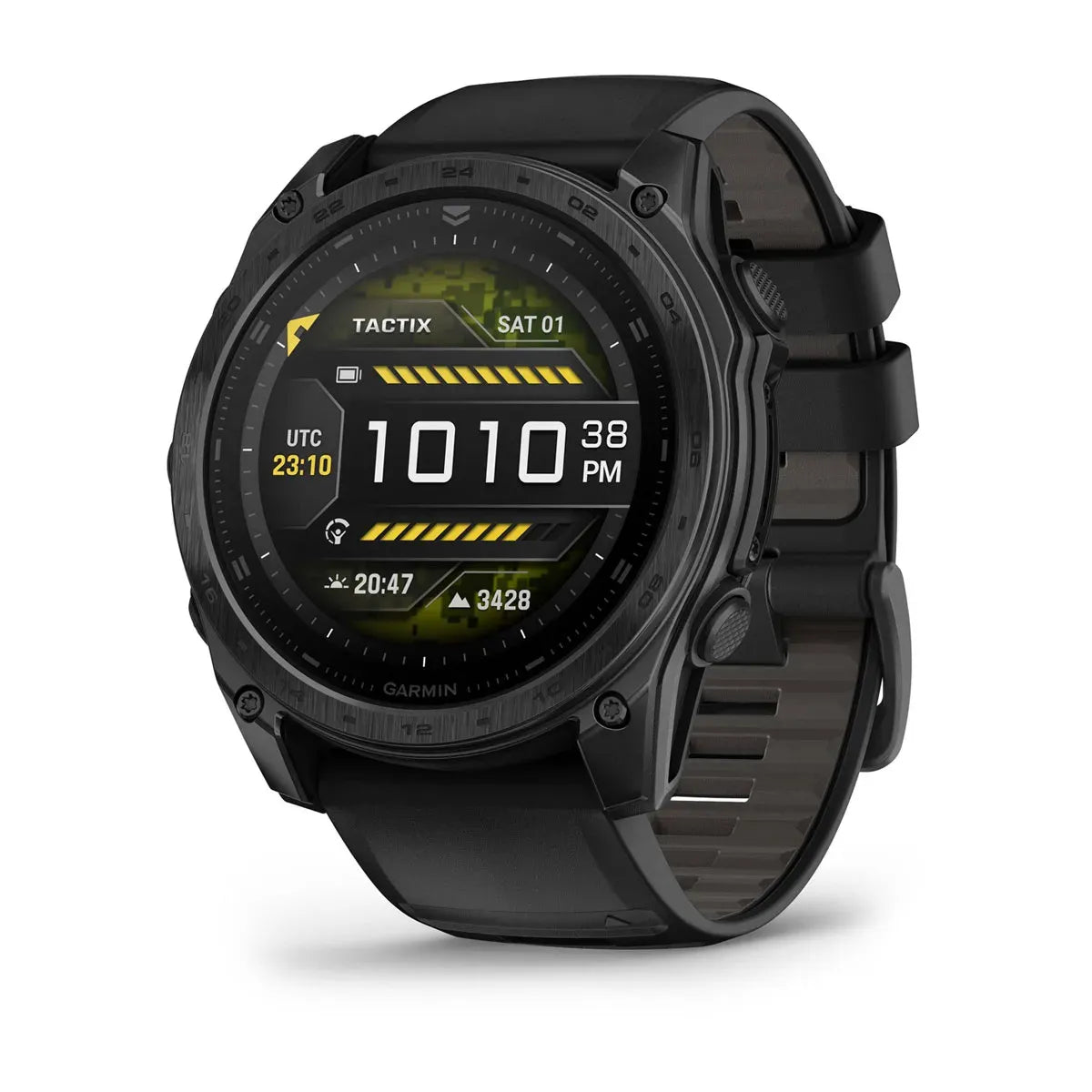 Garmin tactix 8 AMOLED 51 mm Black – front hero view