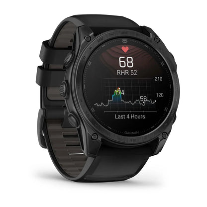 Garmin tactix 8 AMOLED 51 mm Black – bezel/button macro close‑up