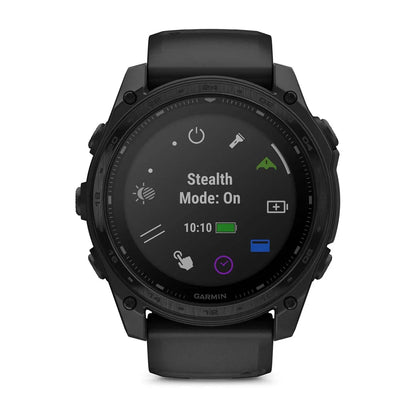 Garmin tactix 8 Solar AB Elite 51 mm Black – strap/buckle hardware close‑up