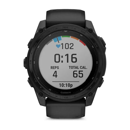 Garmin tactix 8 Solar AB Elite 51 mm Black – clasp and keeper detail