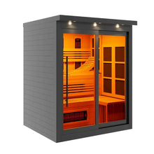 Golden Designs 6 Person Black Edition Full Spectrum Infrared Sauna - view 1