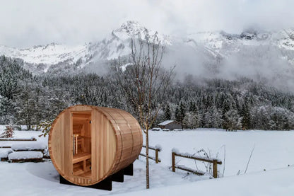 Golden Designs Arosa 4 Person Barrel Sauna