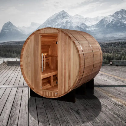 Golden Designs Arosa 4 Person Barrel Sauna