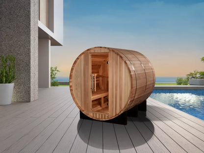 Golden Designs Arosa 4 Person Barrel Sauna