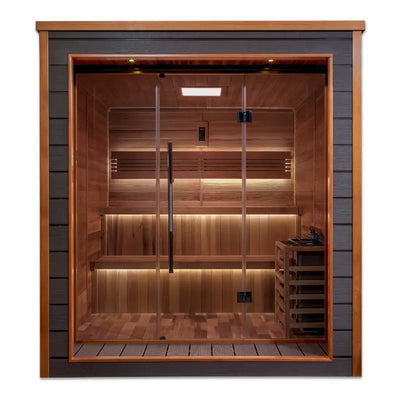 Golden Designs Bergen 6 Person Traditional Sauna