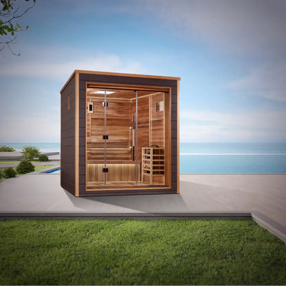Golden Designs Drammen 3 Person Traditional Sauna