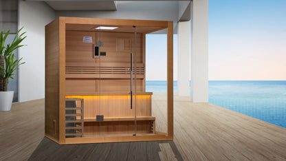 Golden Designs Forssa 3 Person Traditional Sauna