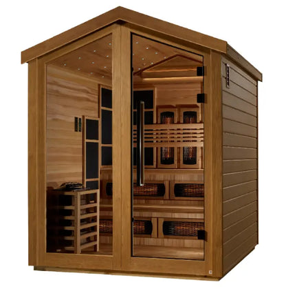 Golden Designs Kaskinen 6 Person Hybrid Sauna