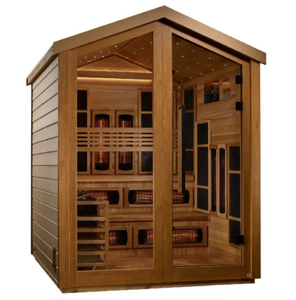 Golden Designs Kaskinen 6 Person Hybrid Sauna