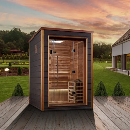 Golden Designs Narvik 2 Person Traditional Sauna