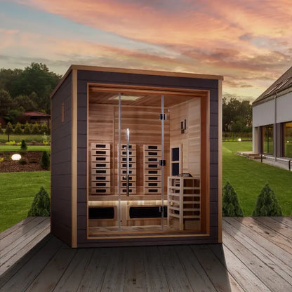 Golden Designs Visby 3 Person Hybrid Sauna
