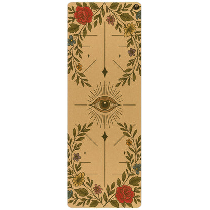 Yolaha Infinite Bloom Unity Pro Cork Yoga Mat