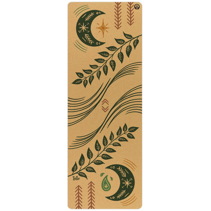 Yolaha Inhale Exhale Aura Cork Yoga Mat