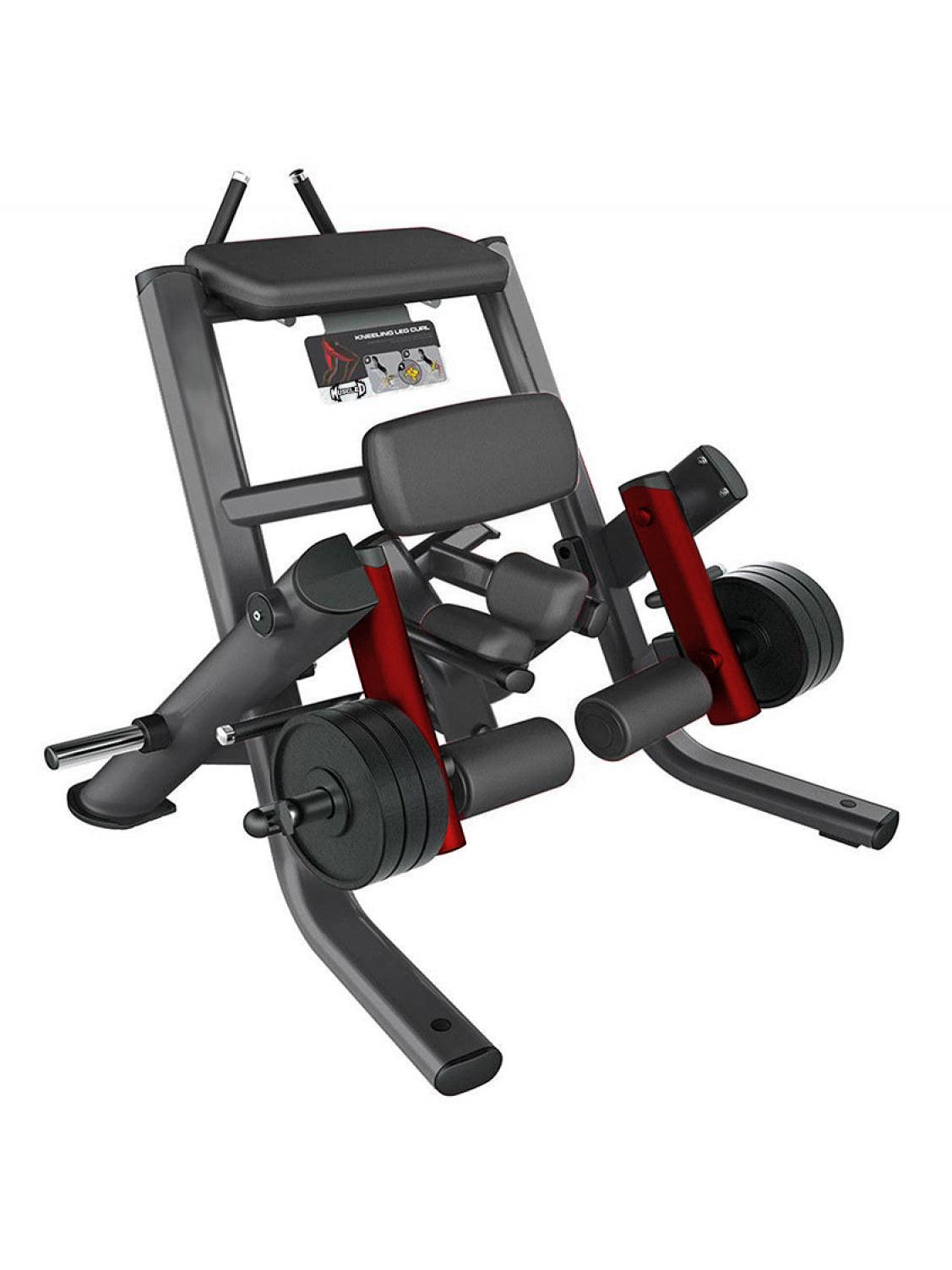 Muscle D Fitness Elite Leverage Kneeling Leg Curl Machine