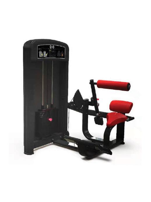 Muscle D Fitness Elite Selectorized Low Back Extension Machine