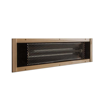 Maxxus Aspen Dual Tech 2 Person Far Infrared Sauna heater panel with a sleek design featuring a perforated screen.
