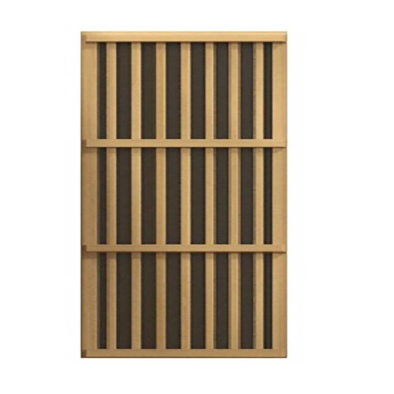 Maxxus Alpine Dual Tech 3 Person Far Infrared Sauna featuring a wooden exterior with vertical slats.