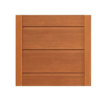 Close-up of the wooden paneling of the Maxxus 3 Person Full Spectrum Infrared Corner Sauna.