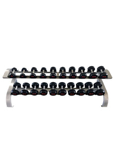 Muscle D Fitness Two Tier 10 Pairs Dumbbell Rack