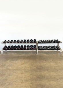 Muscle D Fitness Two Tier 10 Pairs Dumbbell Rack
