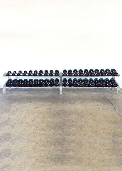 Muscle D Fitness Two Tier 10 Pairs Dumbbell Rack