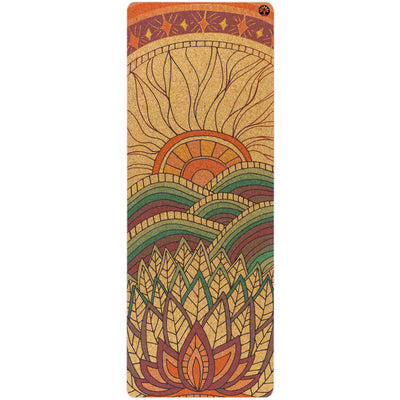 Yolaha Mountain Magic Nomad Cork Yoga Mat