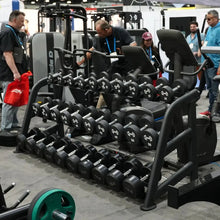 Muscle D Fitness 3 Tier Commercial Dumbbell Rack
