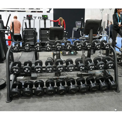 Muscle D Fitness 3 Tier Commercial Dumbbell Rack