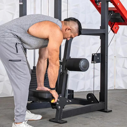 Muscle D Fitness Classic V2 Selectorized Seated Lat Pull Machine