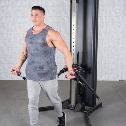 Muscle D Fitness Dual Adjustable Functional Trainer