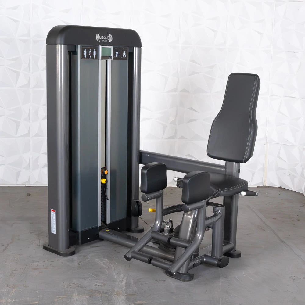 Muscle D Fitness Elite Plus outer thigh machine with seated pads.