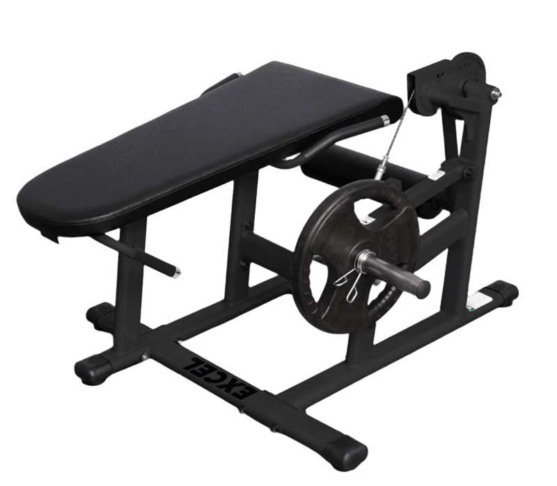 Muscle D Fitness Excel base leg extension and leg curl combo bench.