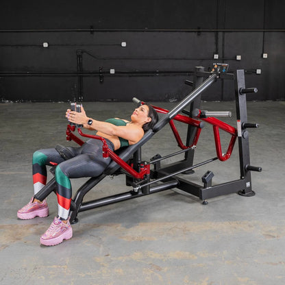 Muscle D Fitness Power Leverage V2 Decline Chest Fly Machine