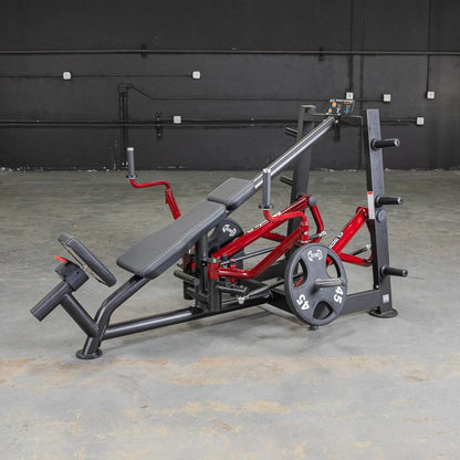 Muscle D Fitness Power Leverage V2 Decline Chest Fly Machine