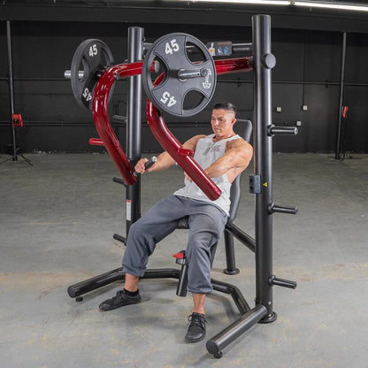 Muscle D Fitness Power Leverage V2 Decline Chest Press Machine