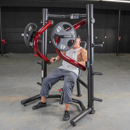 Muscle D Fitness Power Leverage V2 Decline Chest Press Machine