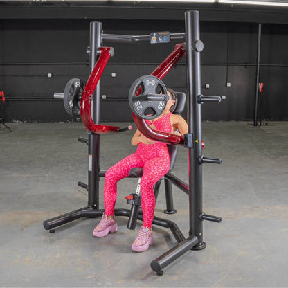 Muscle D Fitness Power Leverage V2 Decline Chest Press Machine