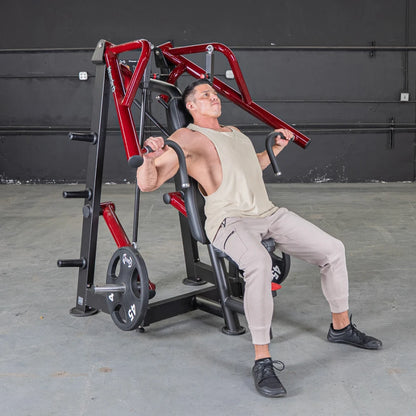 Muscle D Fitness Power Leverage V2 Incline Chest Press Machine